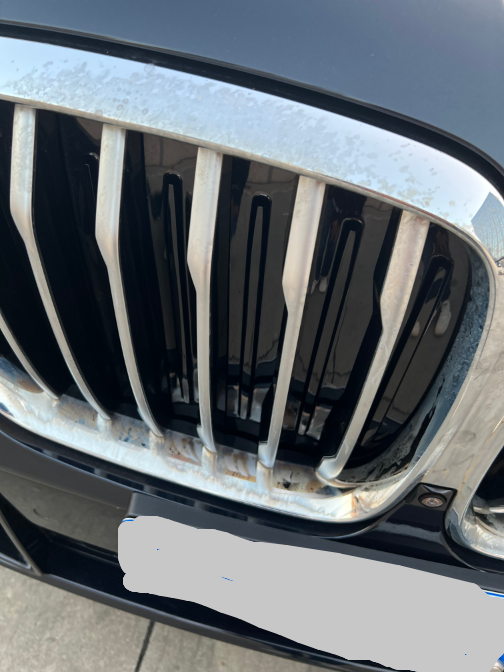 宝马（进口）-X5汽车出现中网腐蚀和电镀条氧化的问题